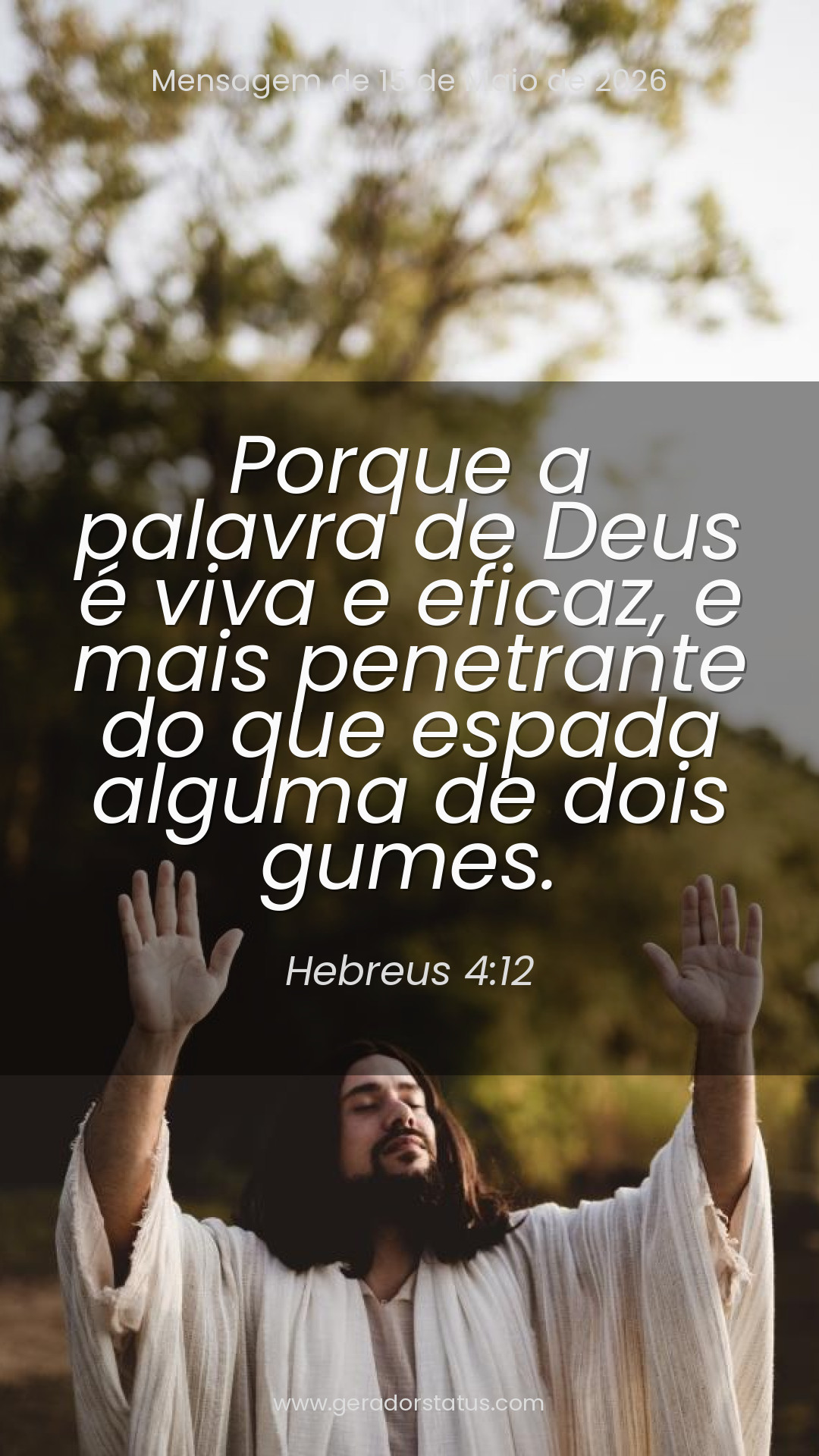 Status do dia: Versículo