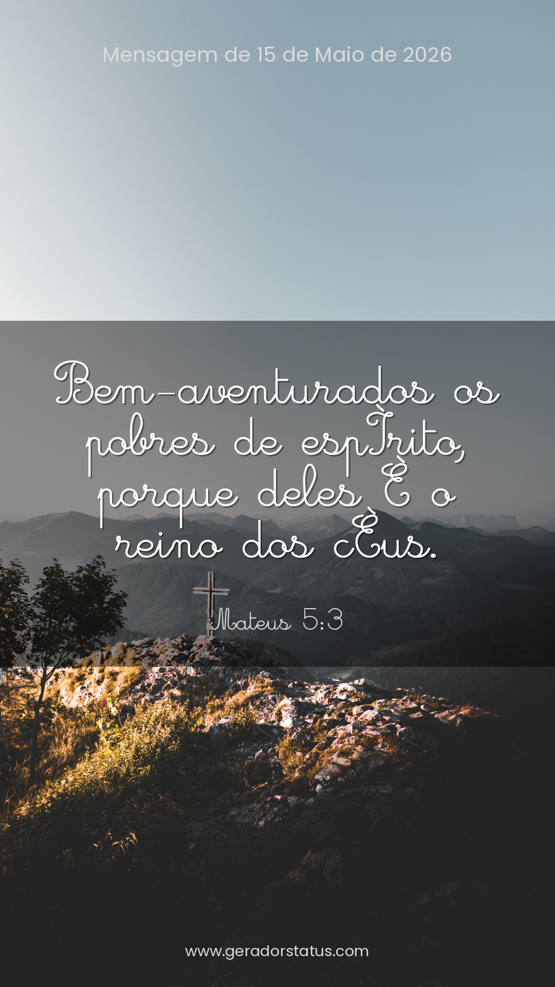 Status do dia: Versículo