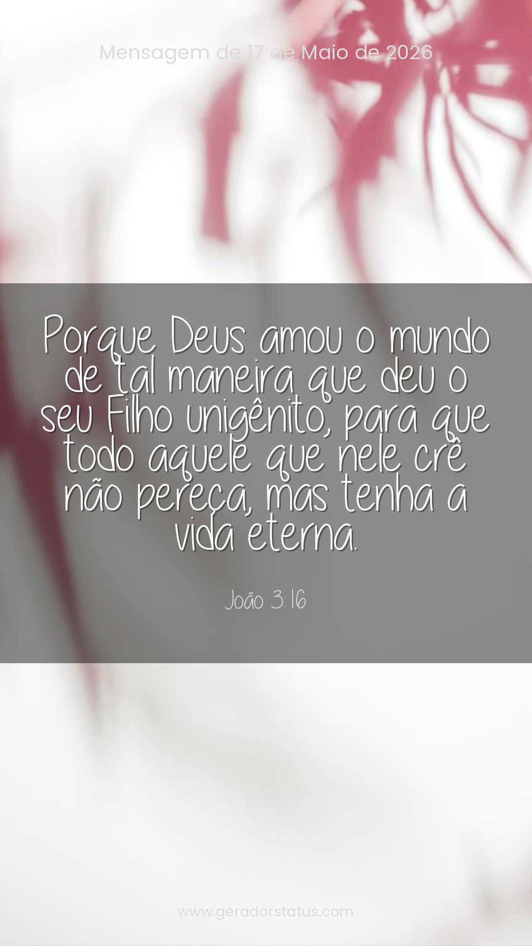 Status do dia: Versículo