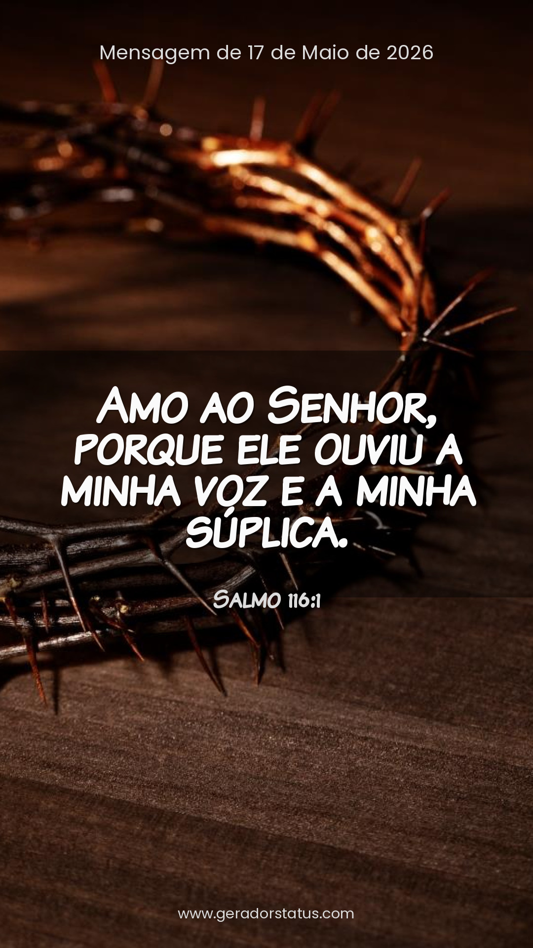 Status do dia: Salmo