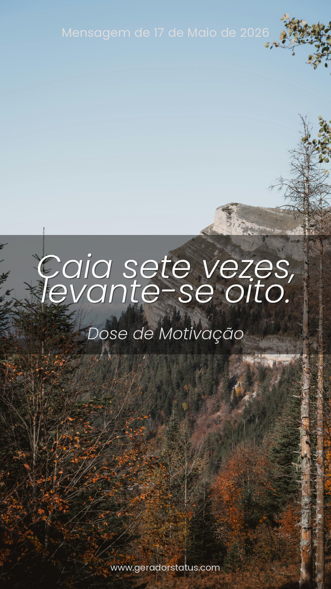 Status do dia: Motivacional
