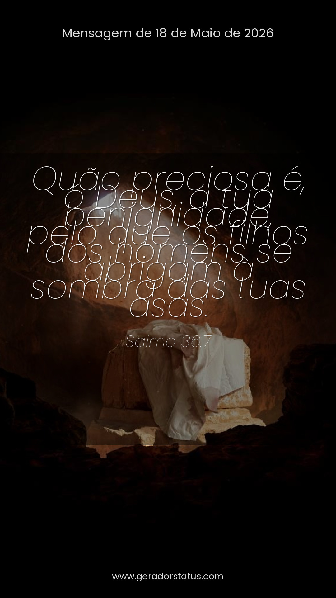 Status do dia: Salmo