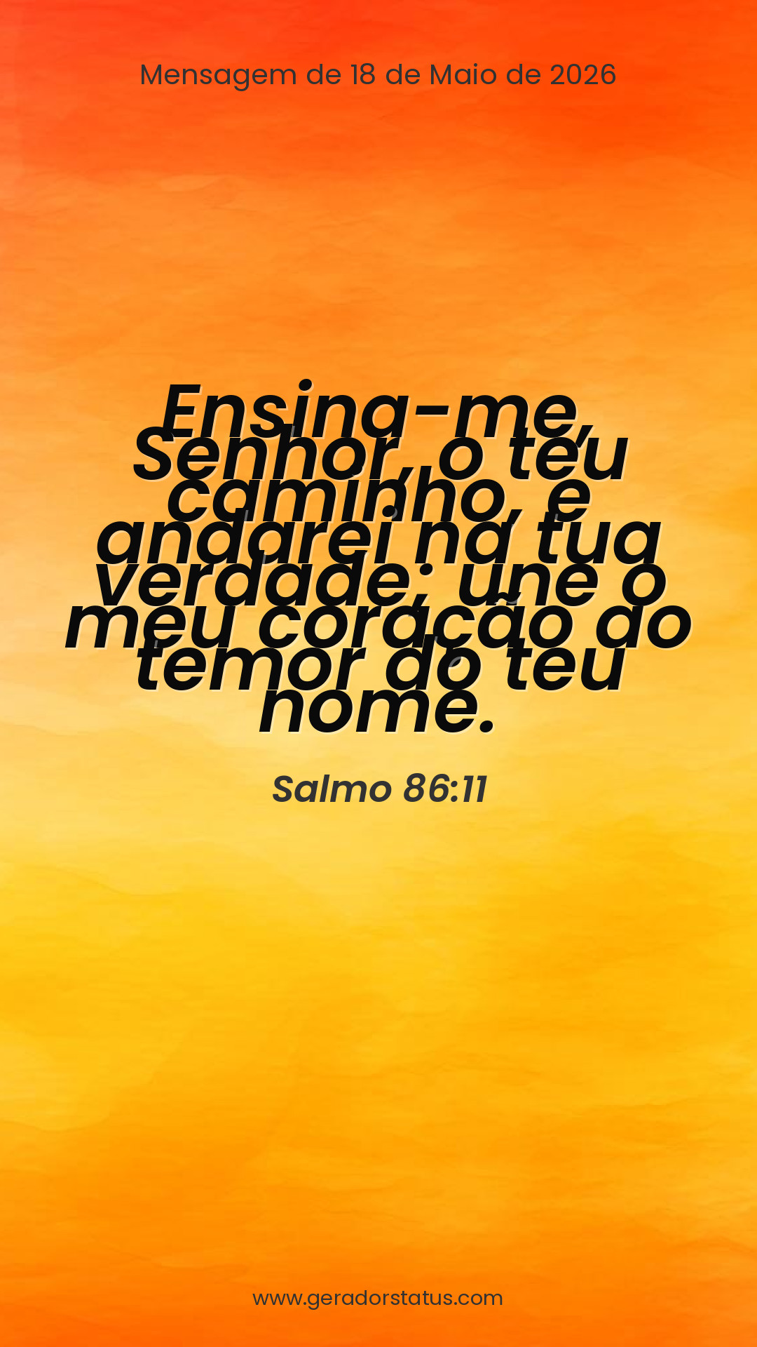 Status do dia: Salmo