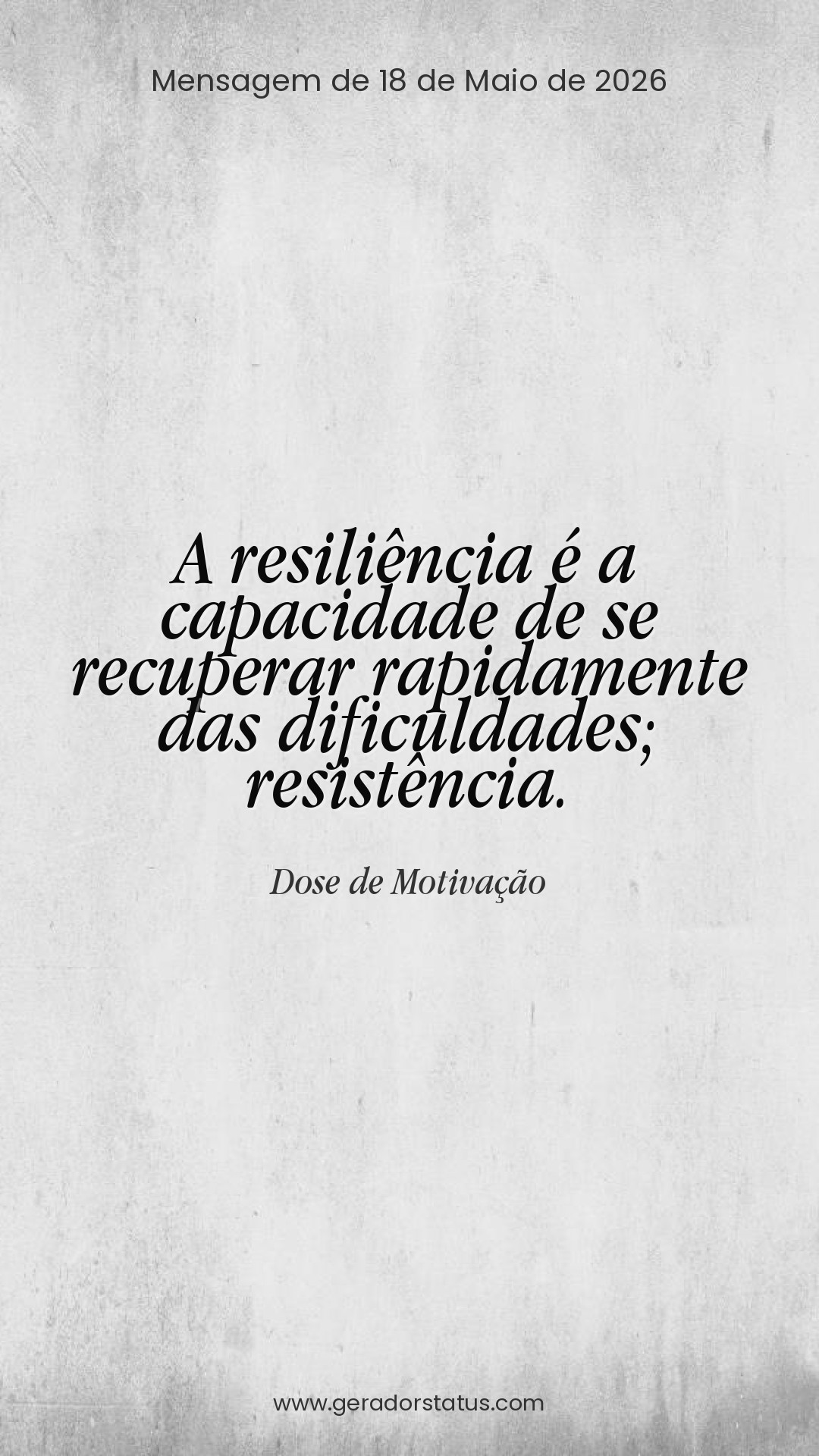Status do dia: Motivacional