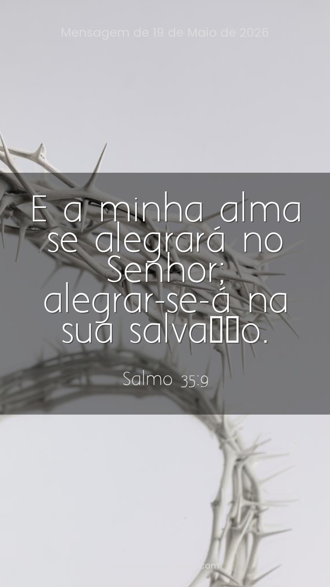 Status do dia: Salmo