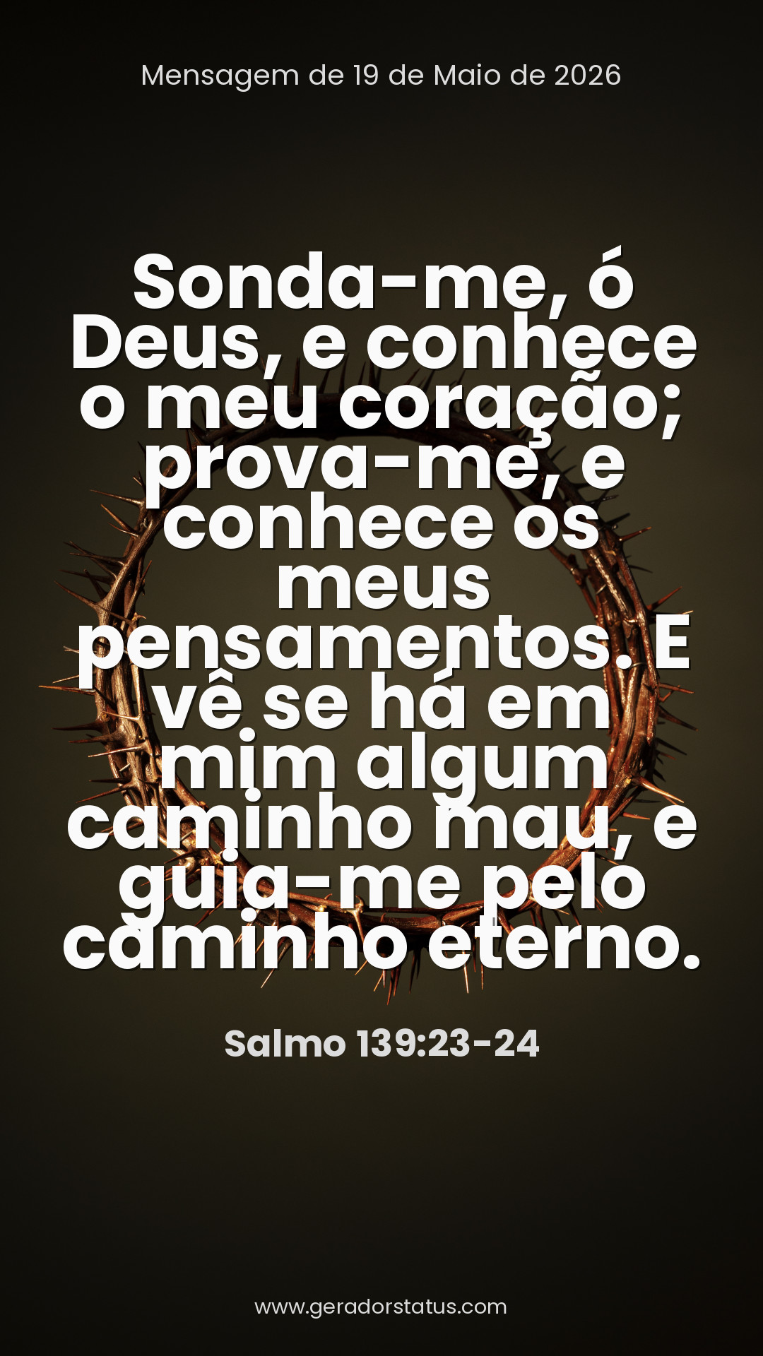 Status do dia: Salmo