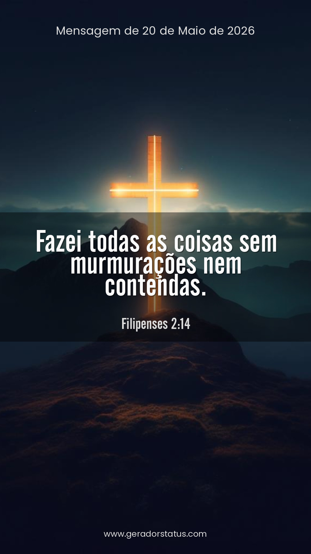 Status do dia: Versículo