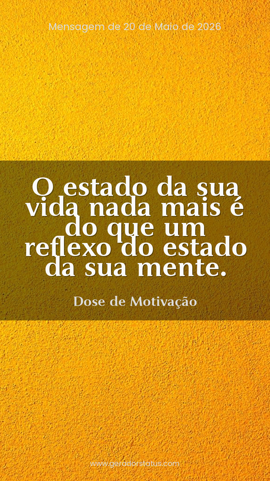 Status do dia: Motivacional
