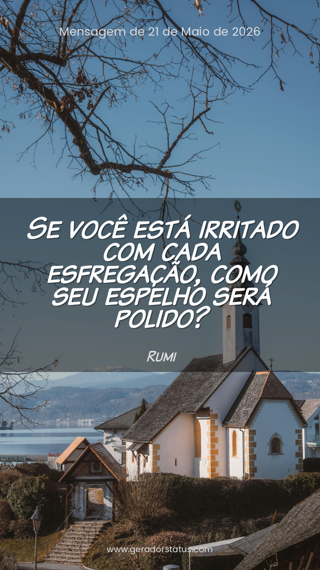 Status do dia: Reflexão