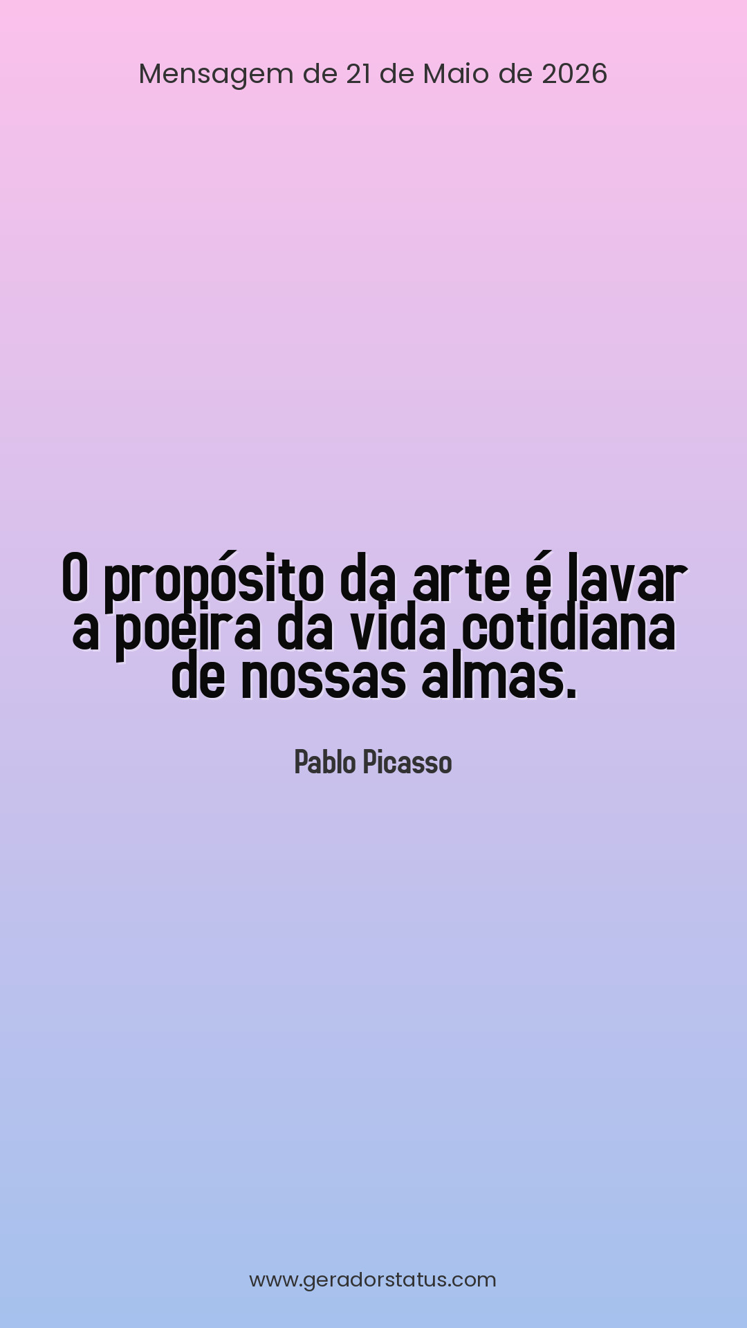 Status do dia: Citação