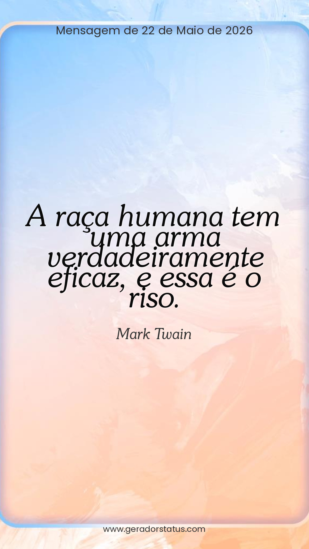 Status do dia: Citação
