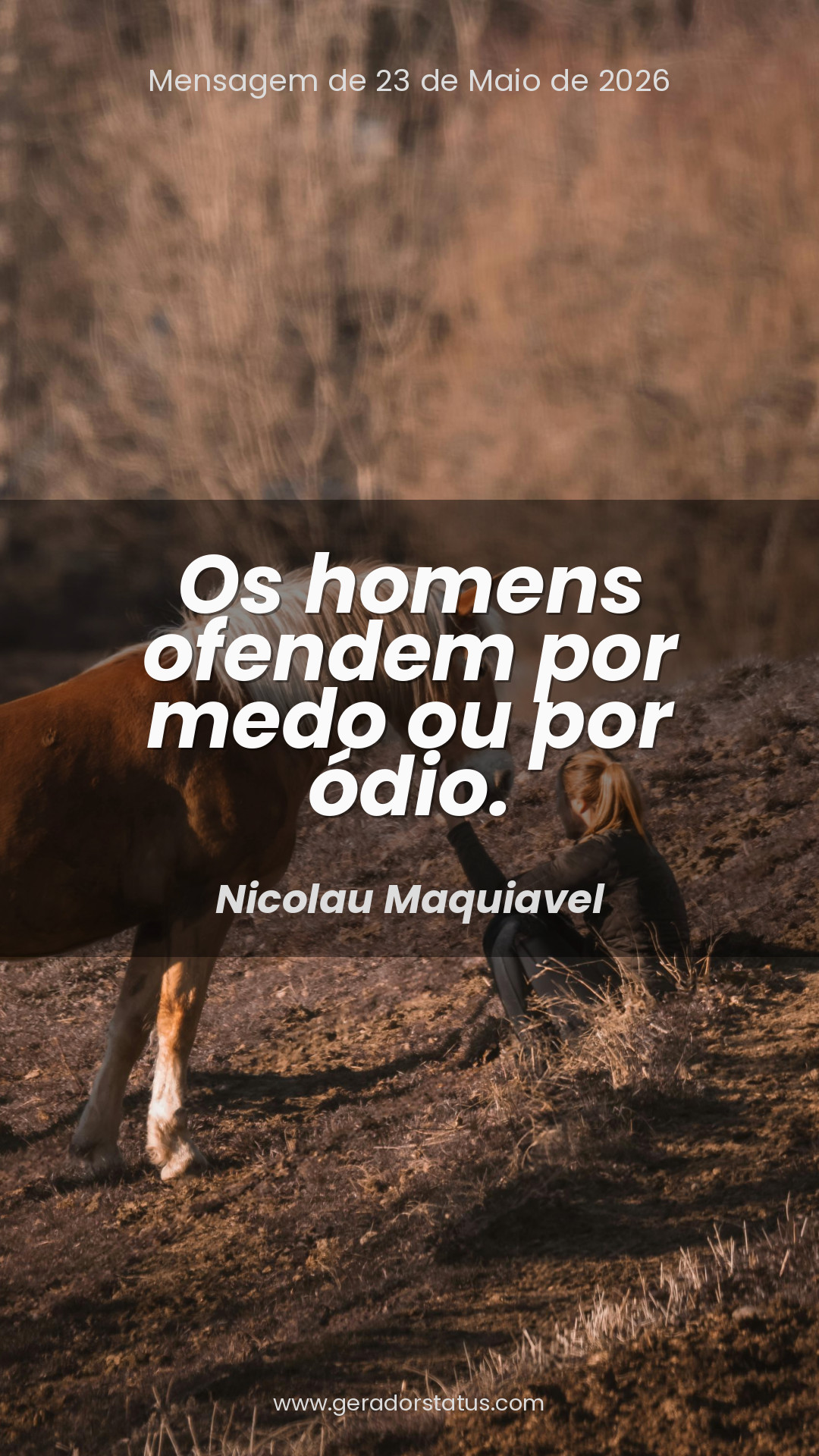 Status do dia: Sabedoria