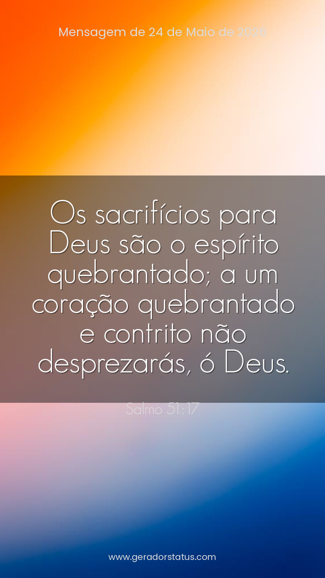 Status do dia: Salmo