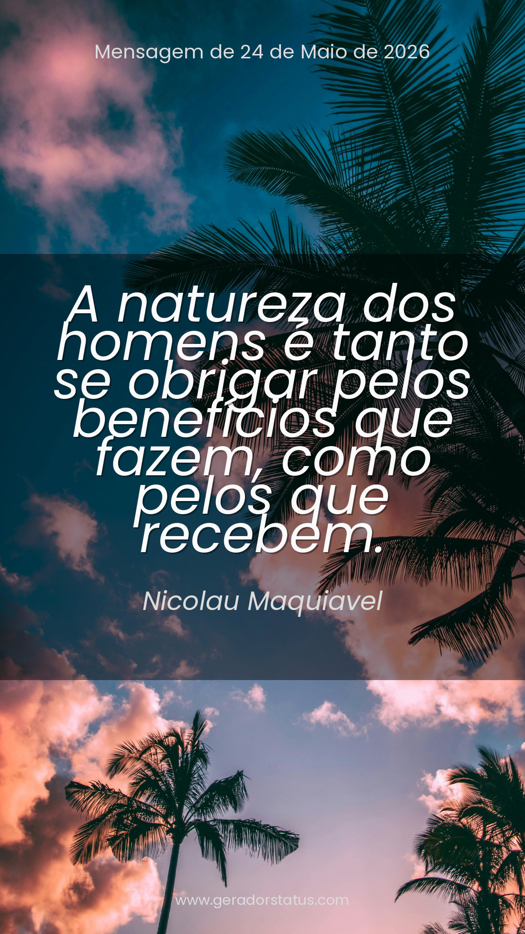 Status do dia: Sabedoria