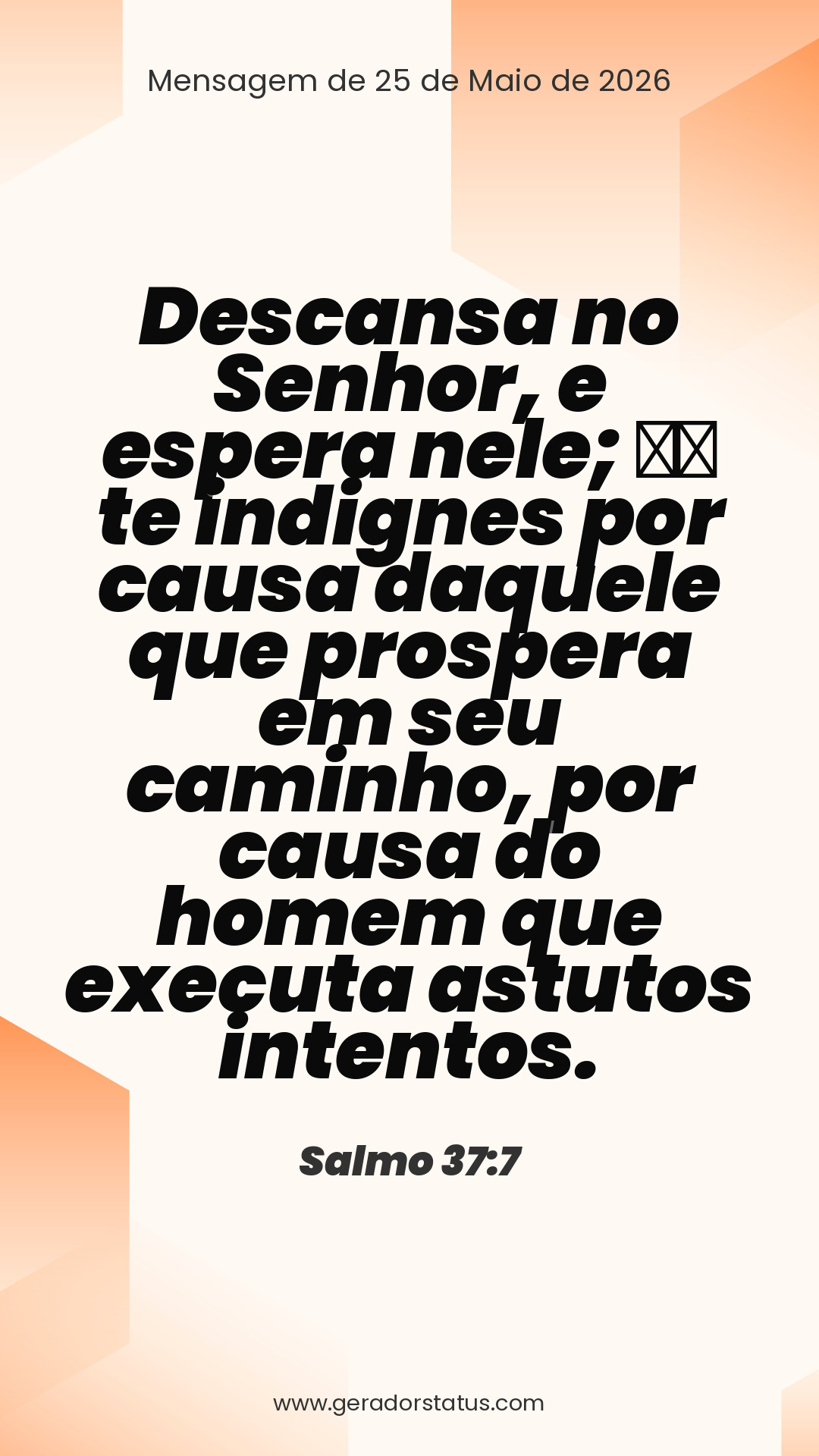 Status do dia: Salmo