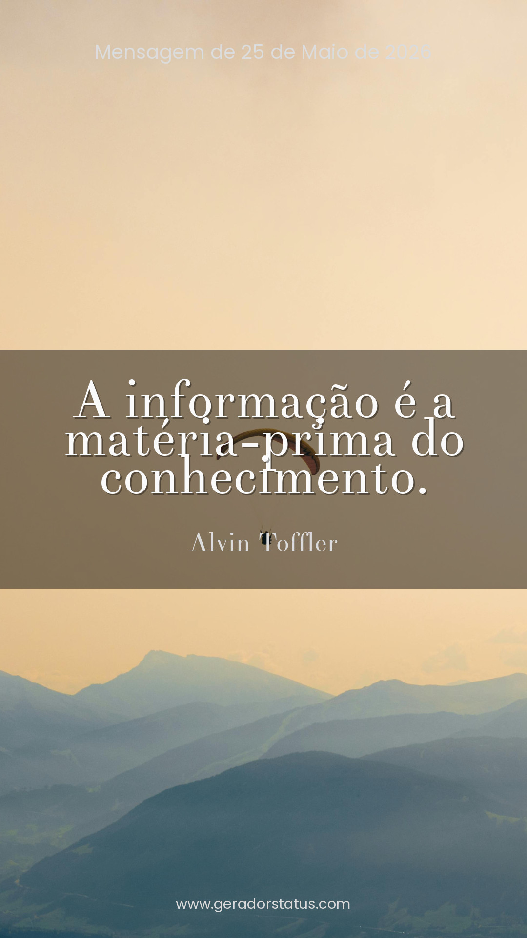 Status do dia: Citação
