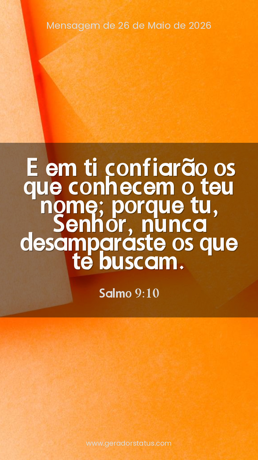 Status do dia: Salmo
