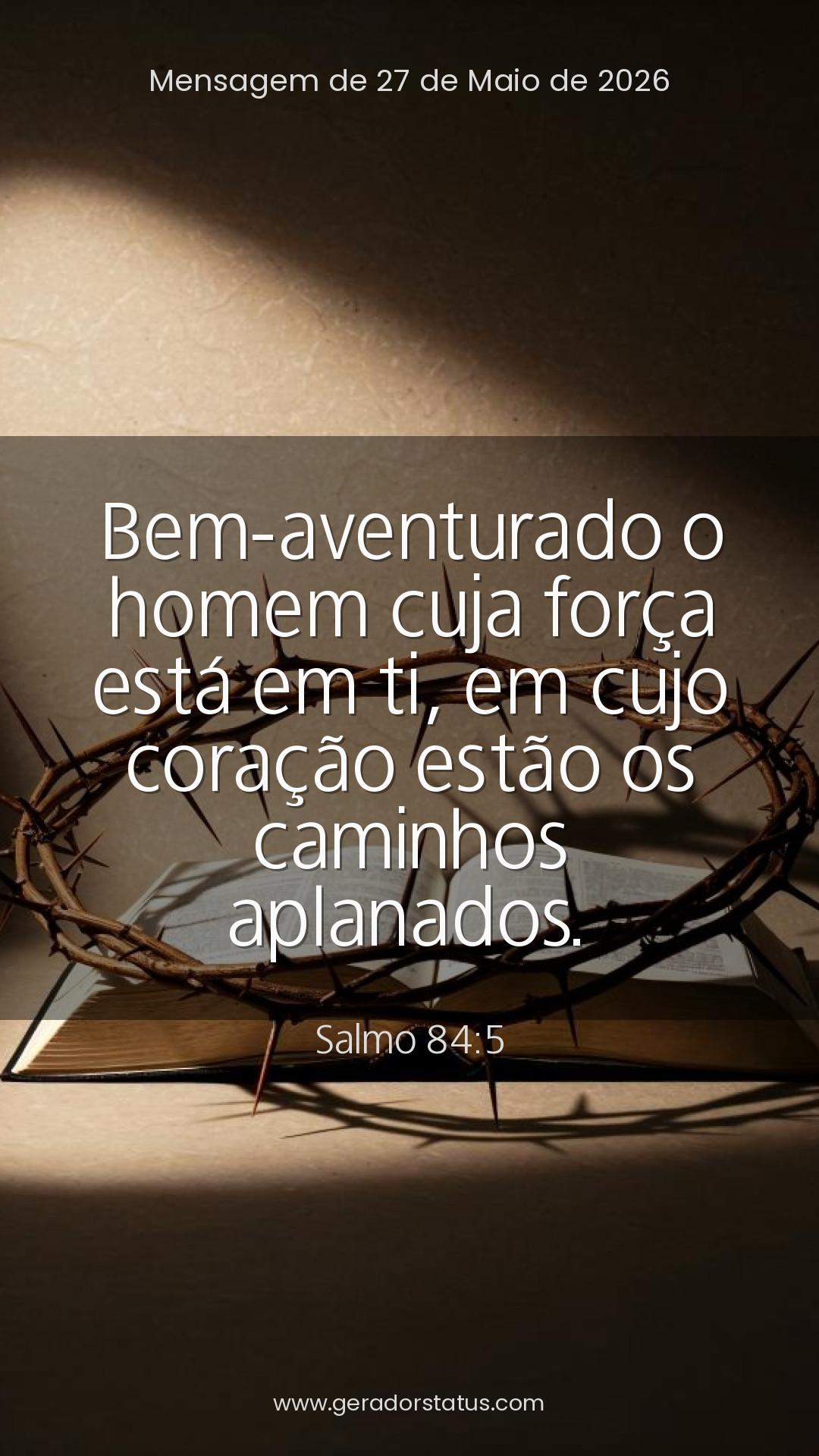 Status do dia: Salmo