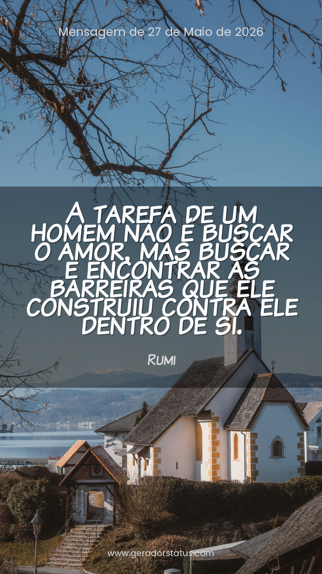 Status do dia: Reflexão