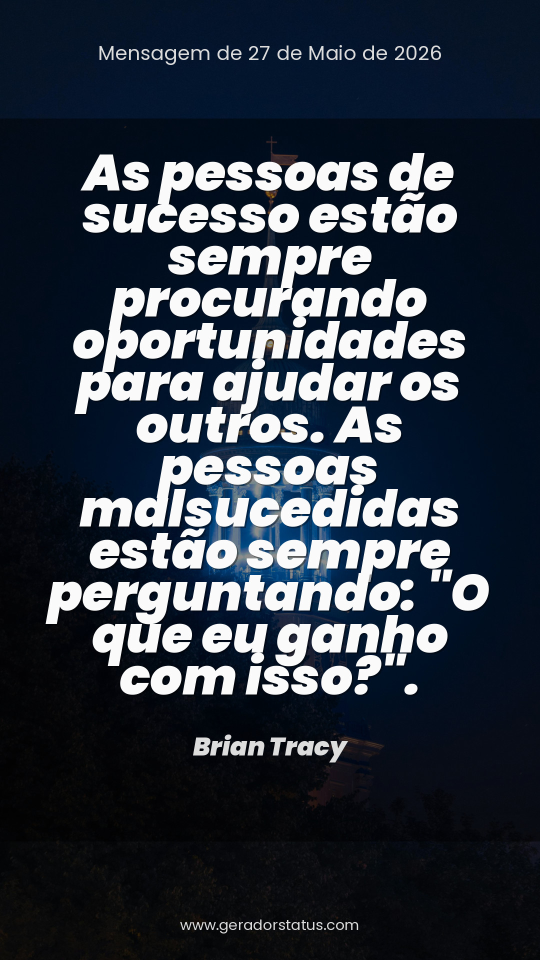 Status do dia: Citação