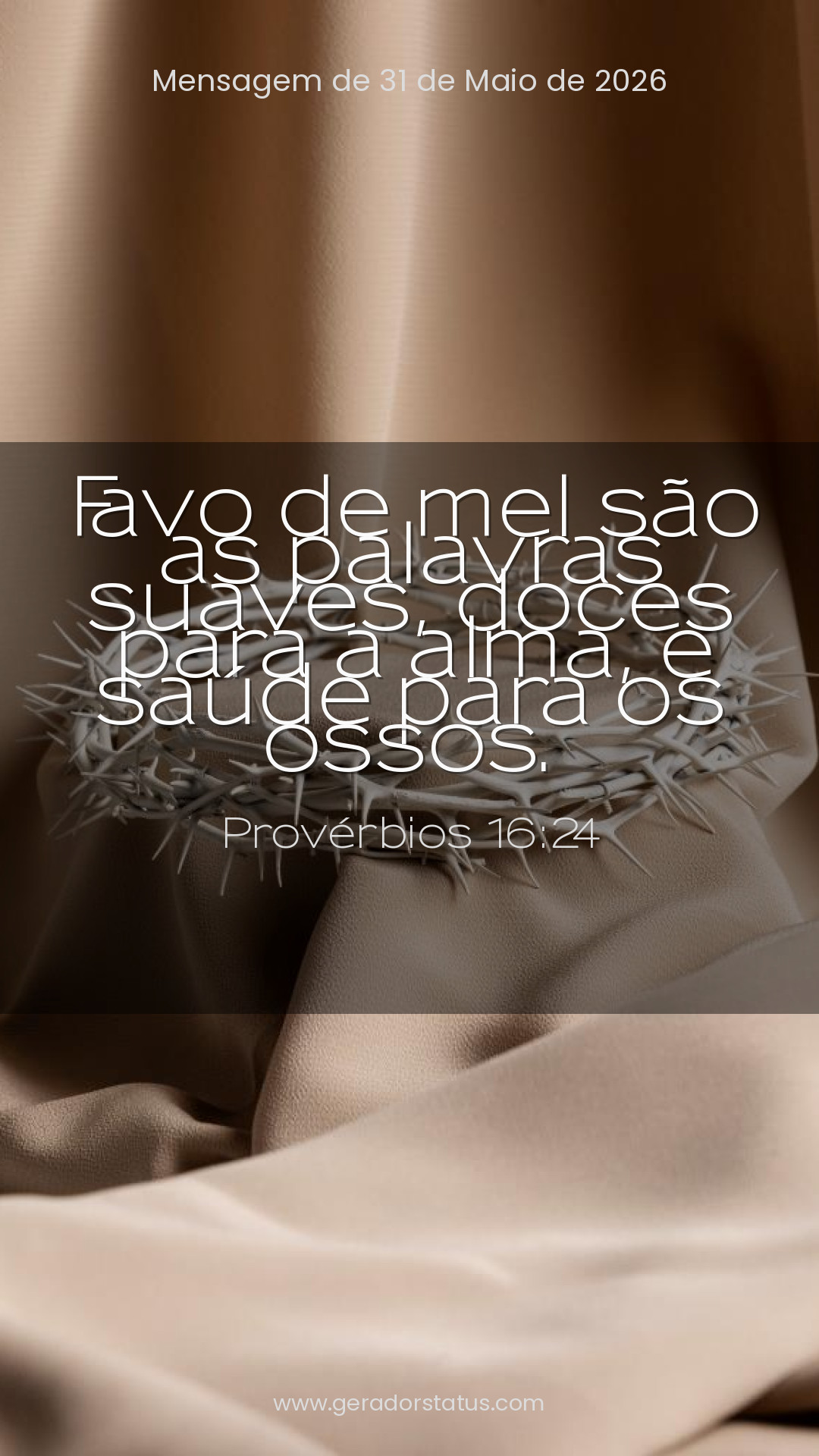 Status do dia: Versículo