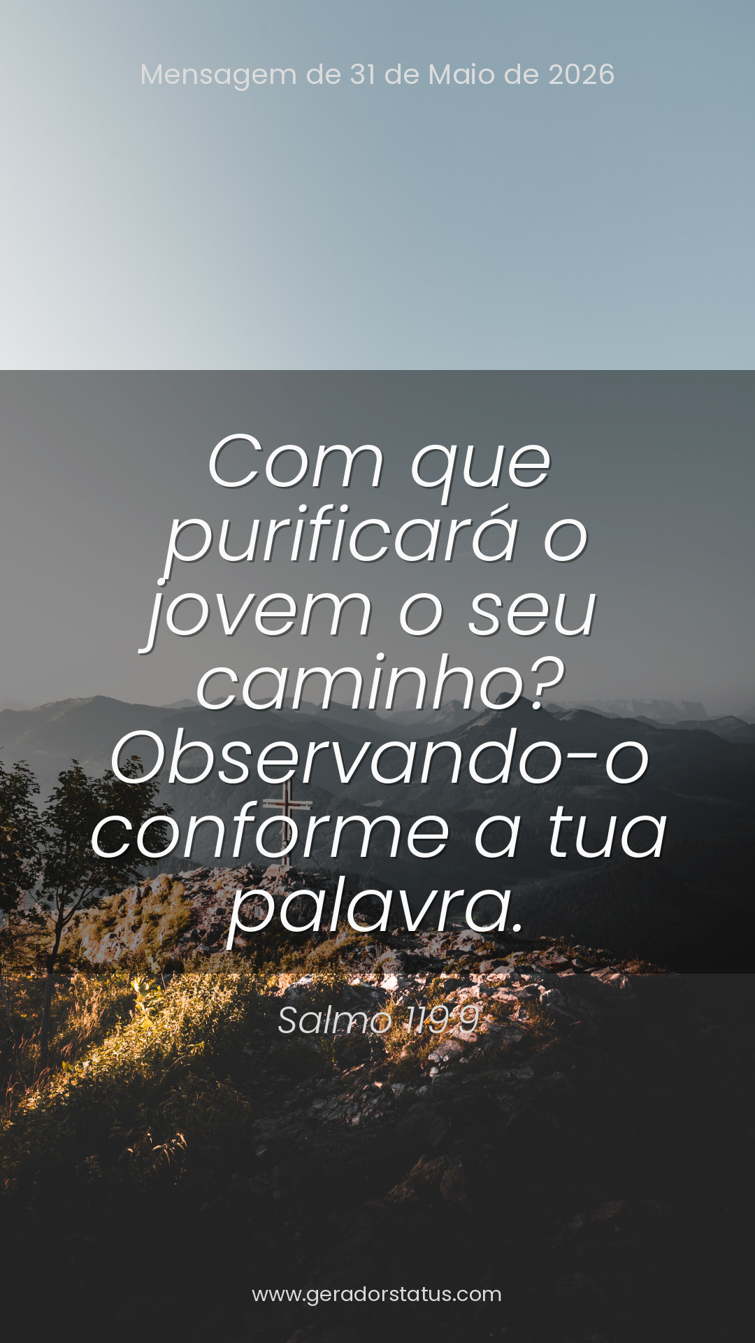Status do dia: Salmo
