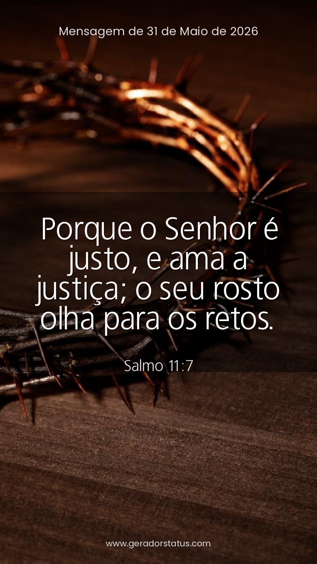 Status do dia: Salmo