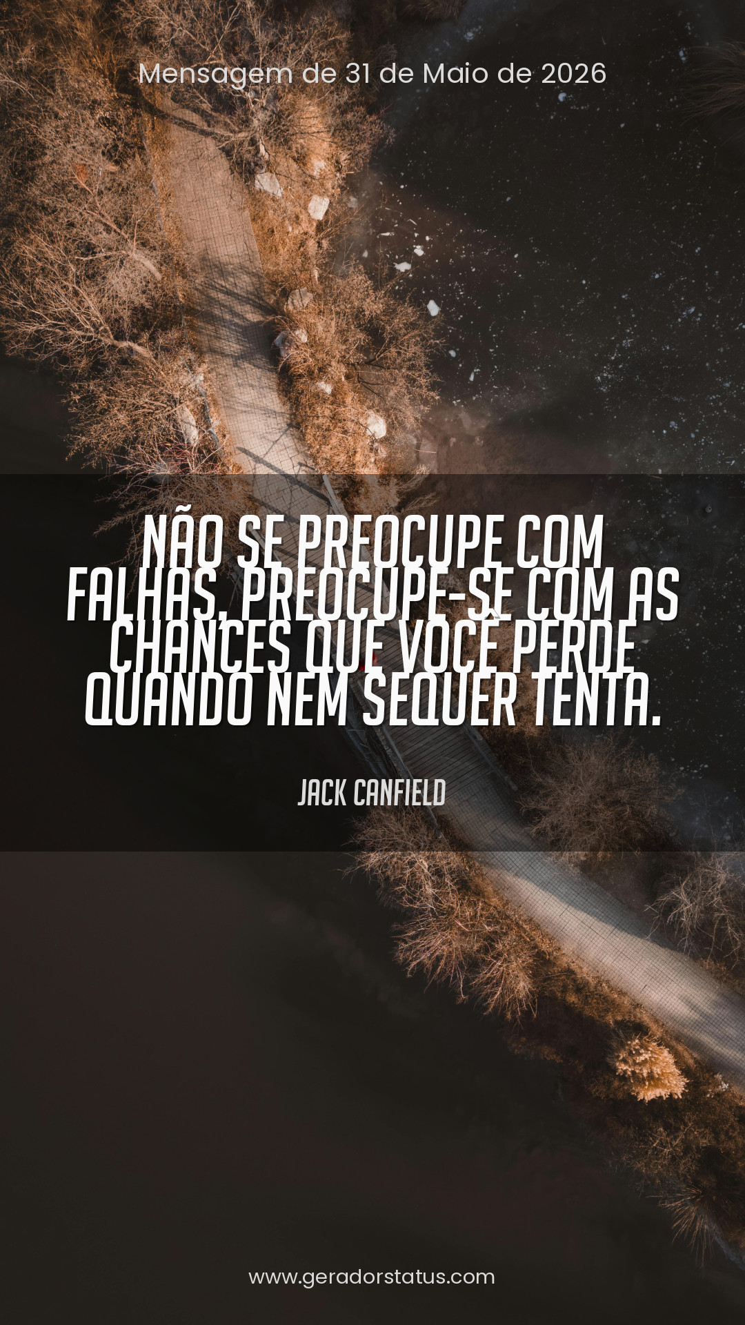 Status do dia: Reflexão