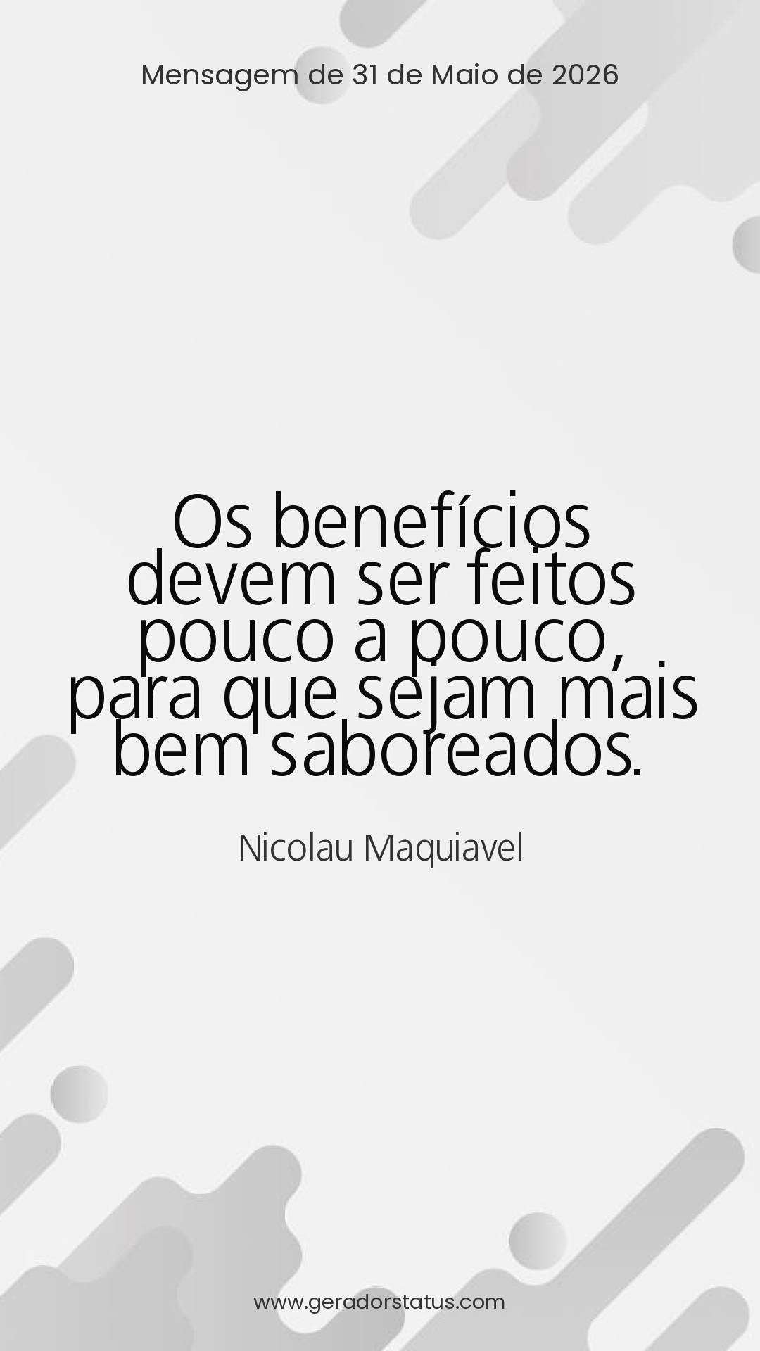 Status do dia: Sabedoria