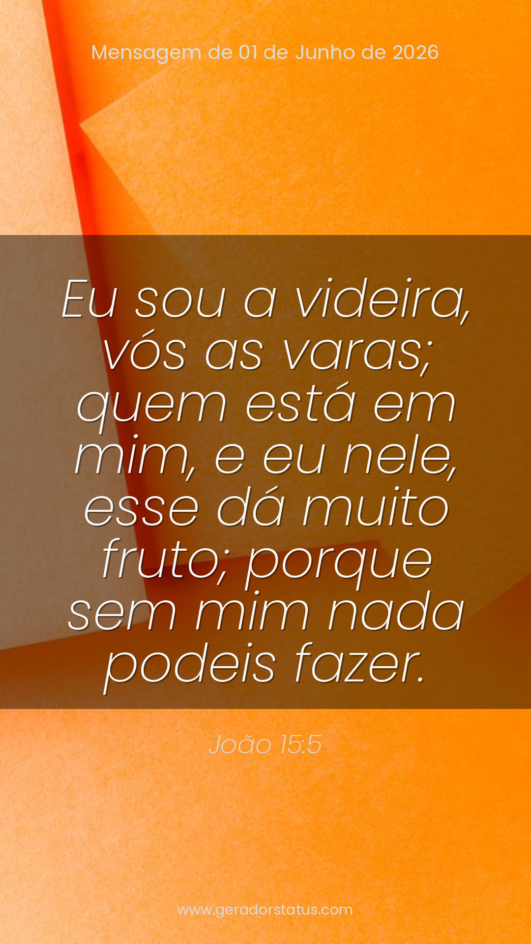 Status do dia: Versículo