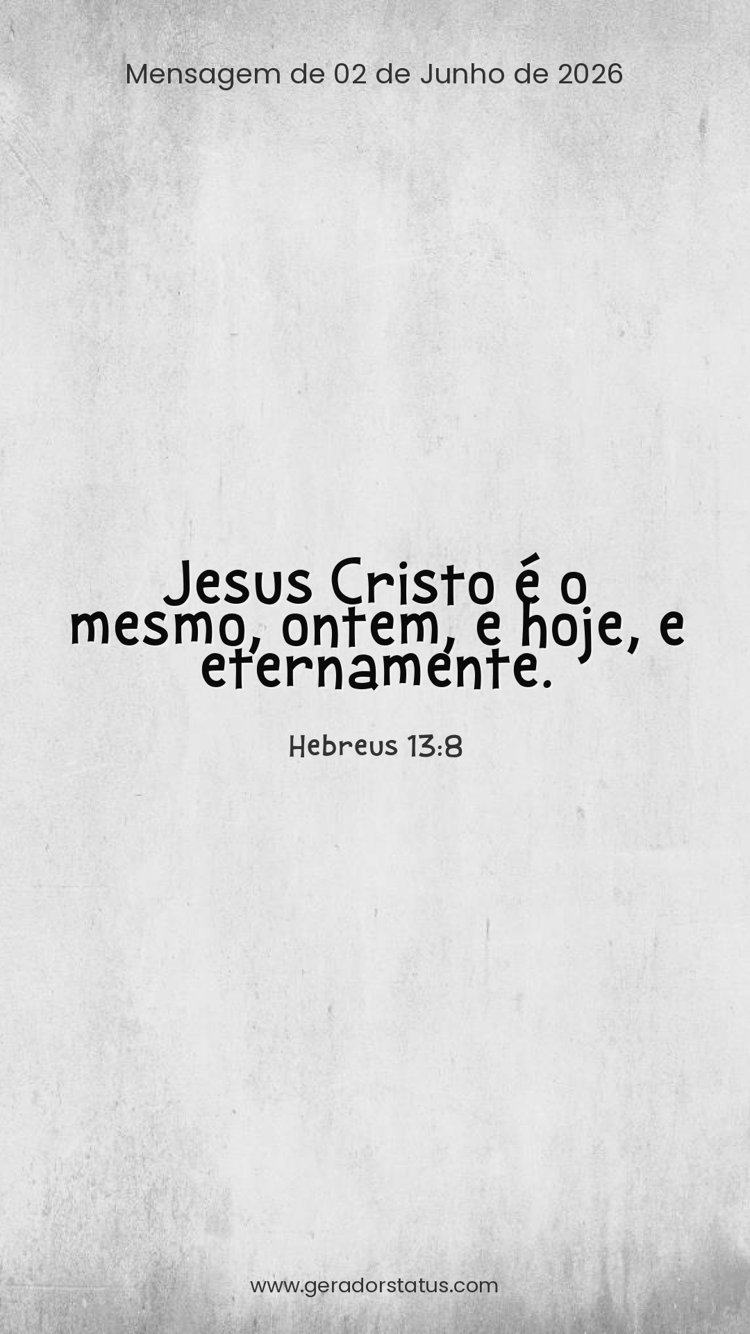 Status do dia: Versículo
