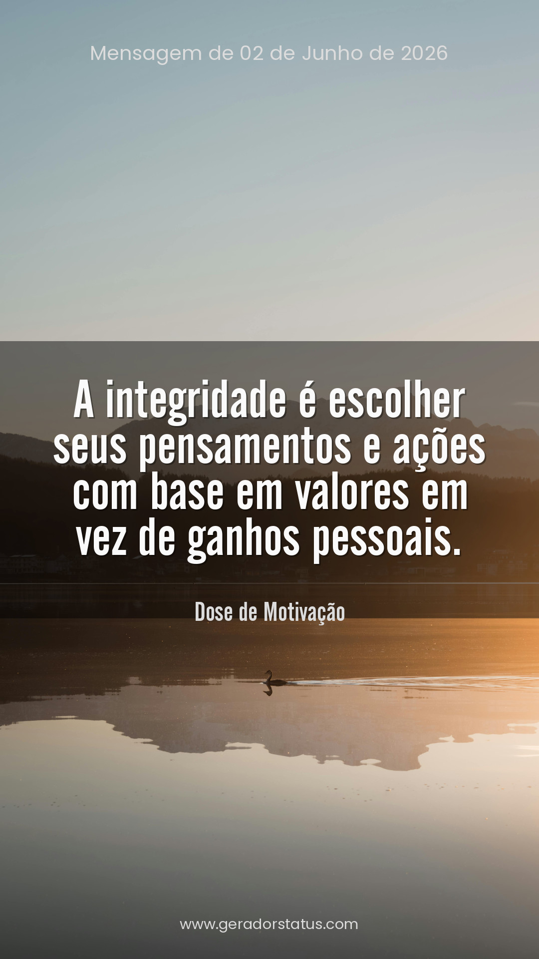 Status do dia: Motivacional