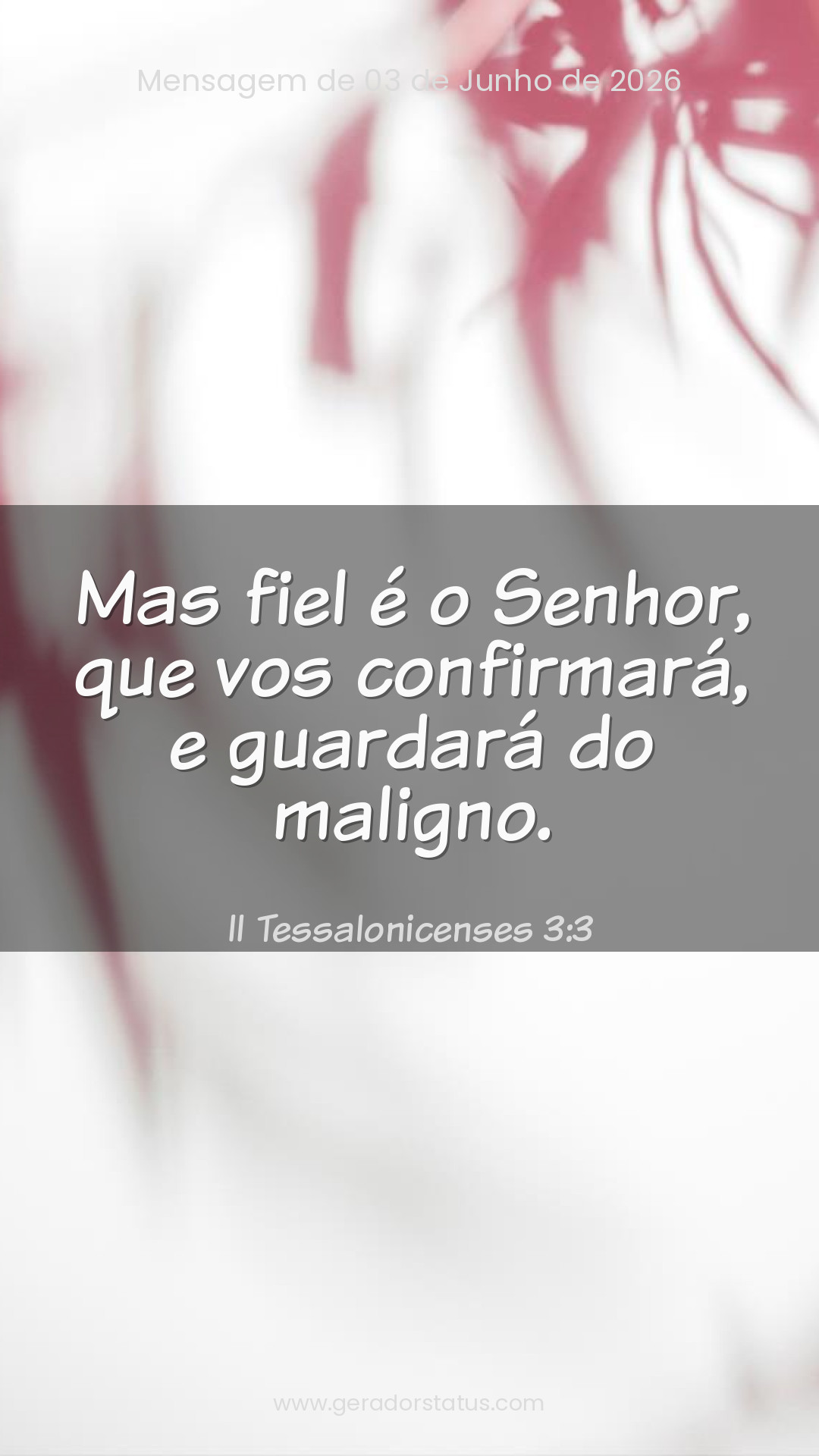 Status do dia: Versículo
