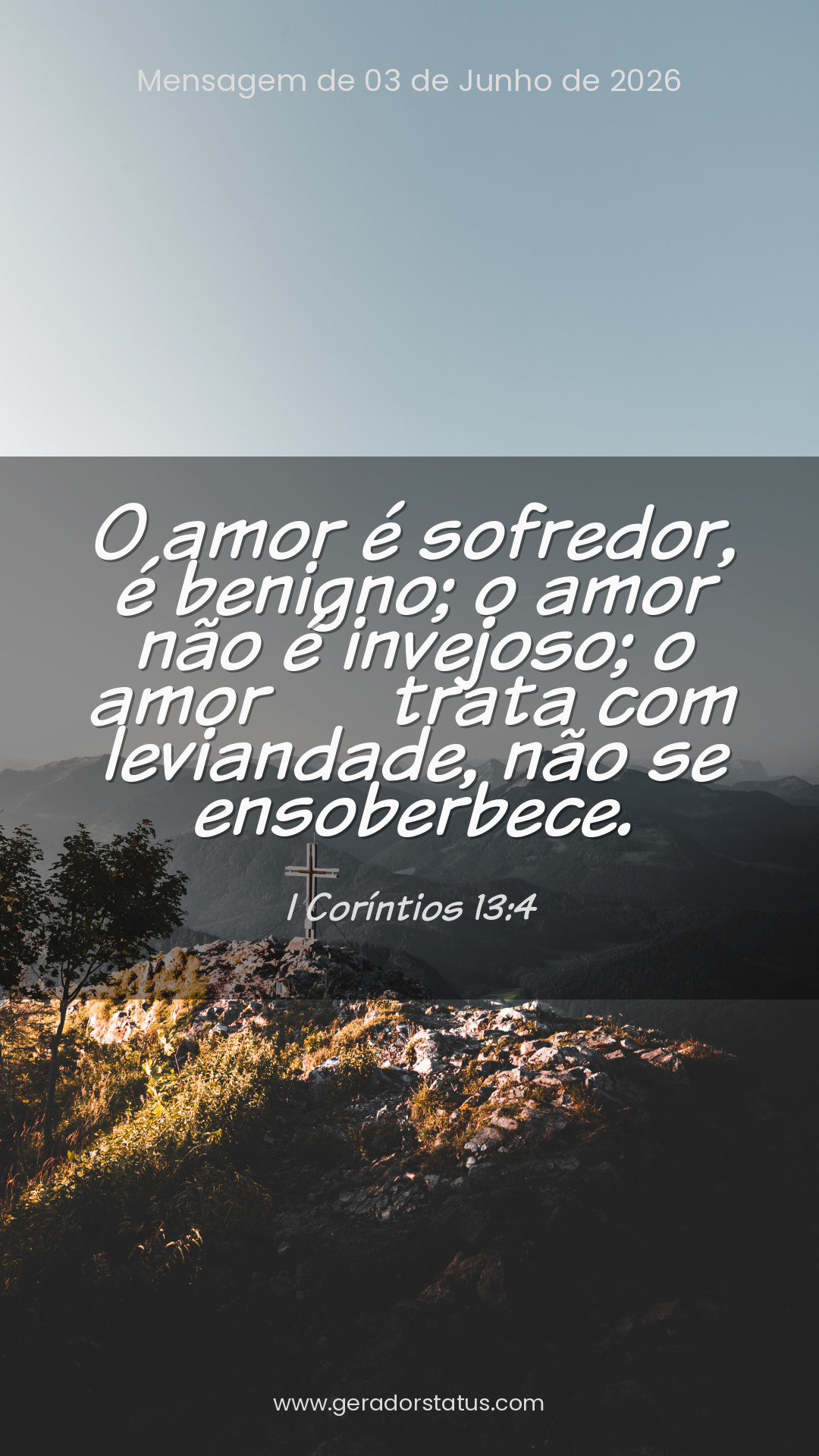 Status do dia: Versículo