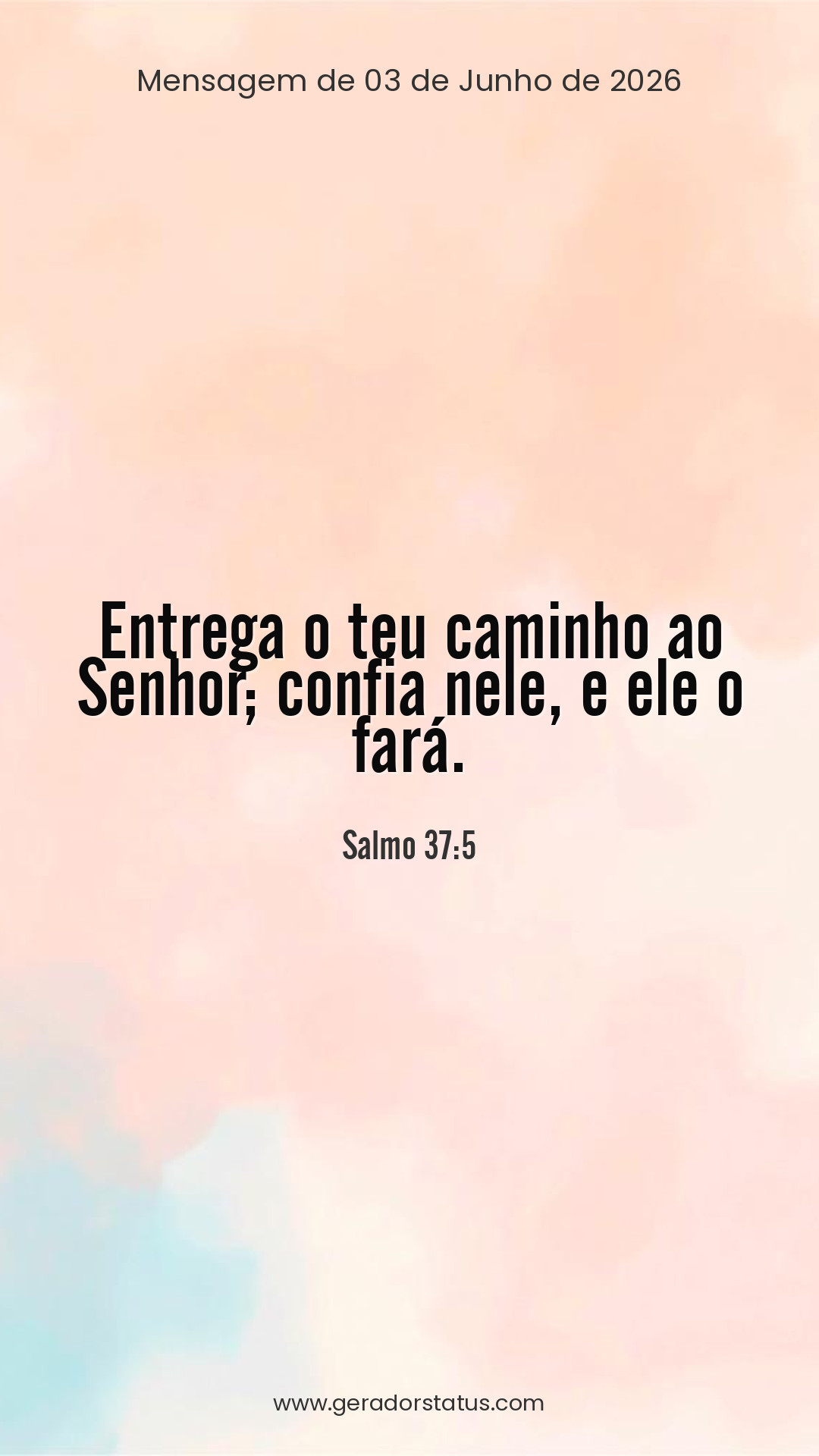 Status do dia: Salmo