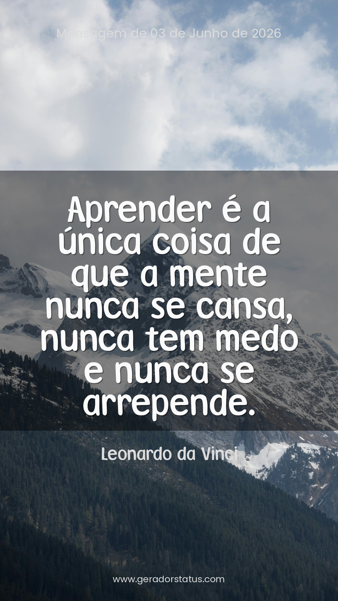 Status do dia: Citação