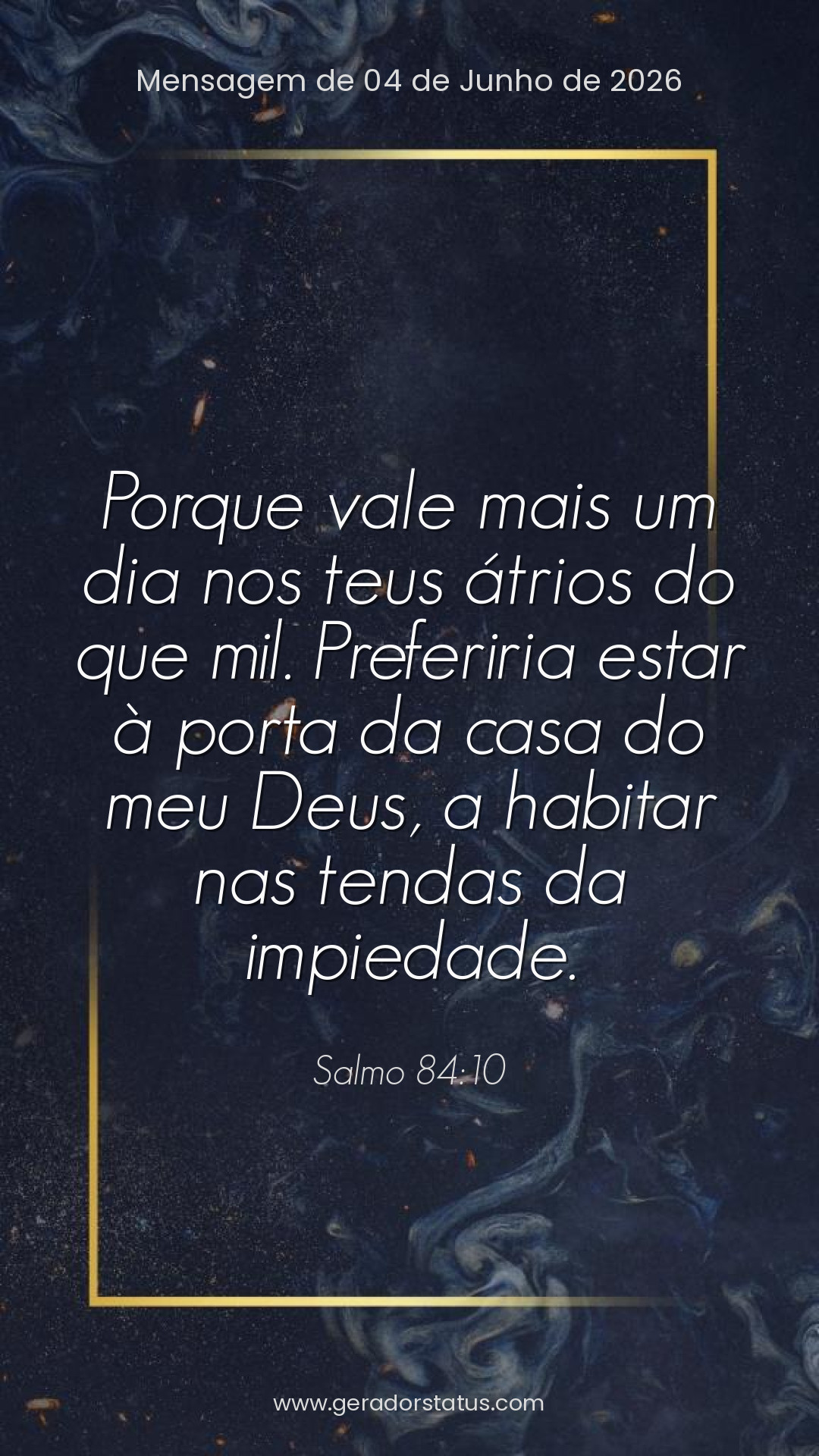 Status do dia: Salmo