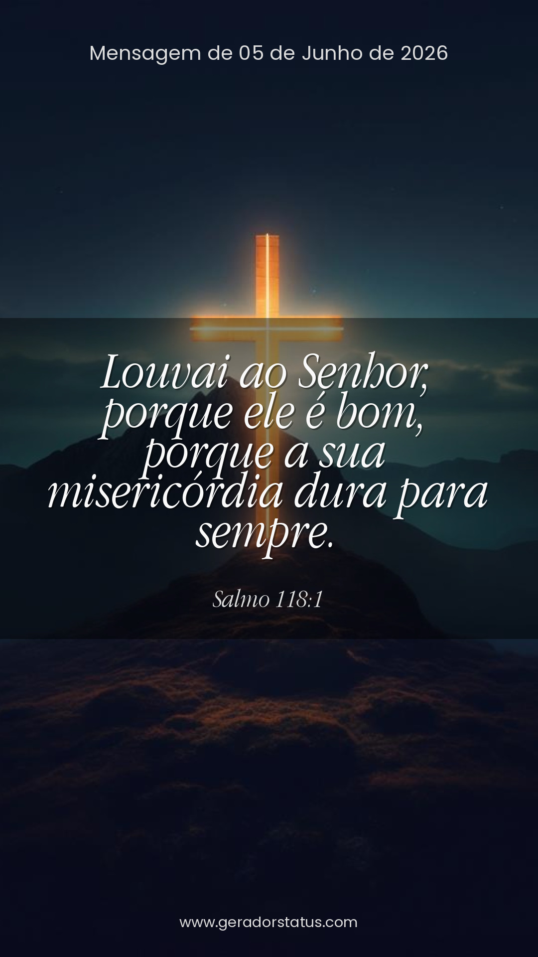 Status do dia: Salmo