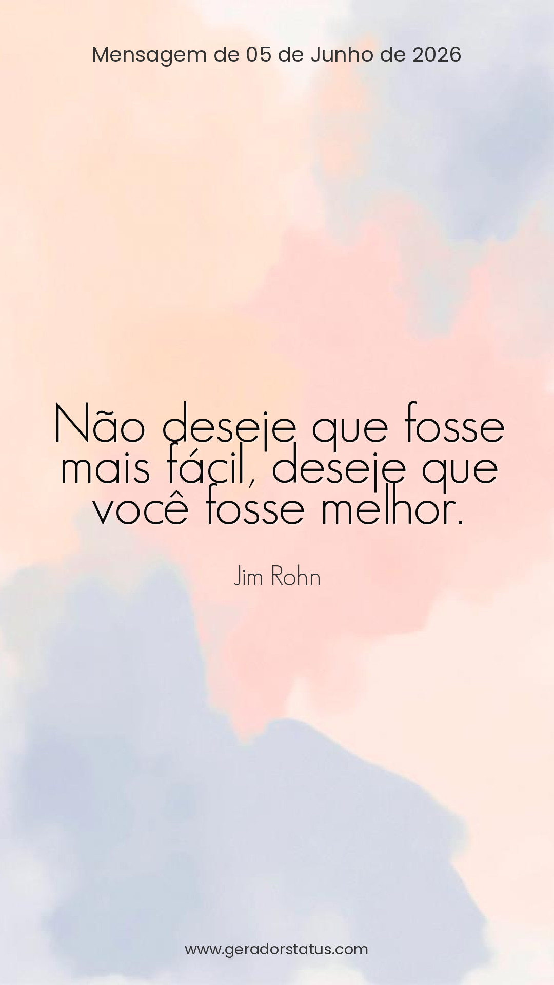Status do dia: Reflexão