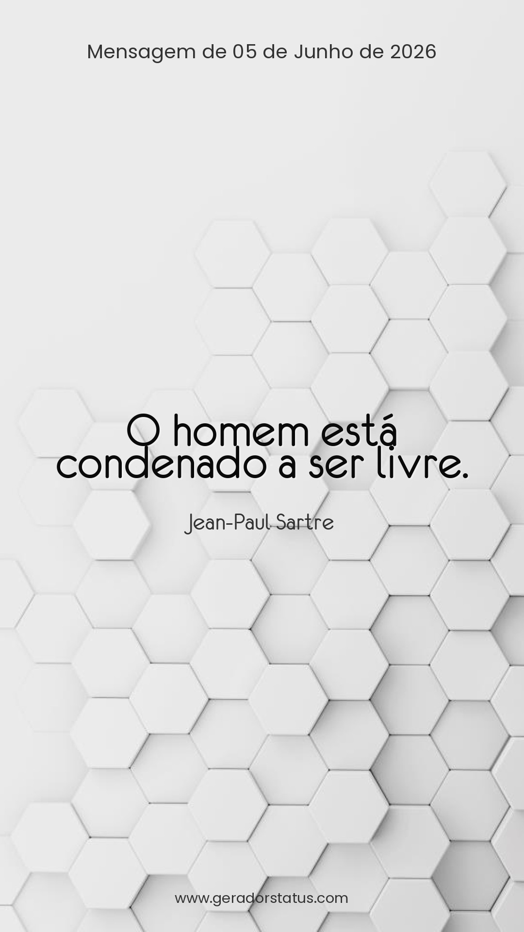 Status do dia: Citação