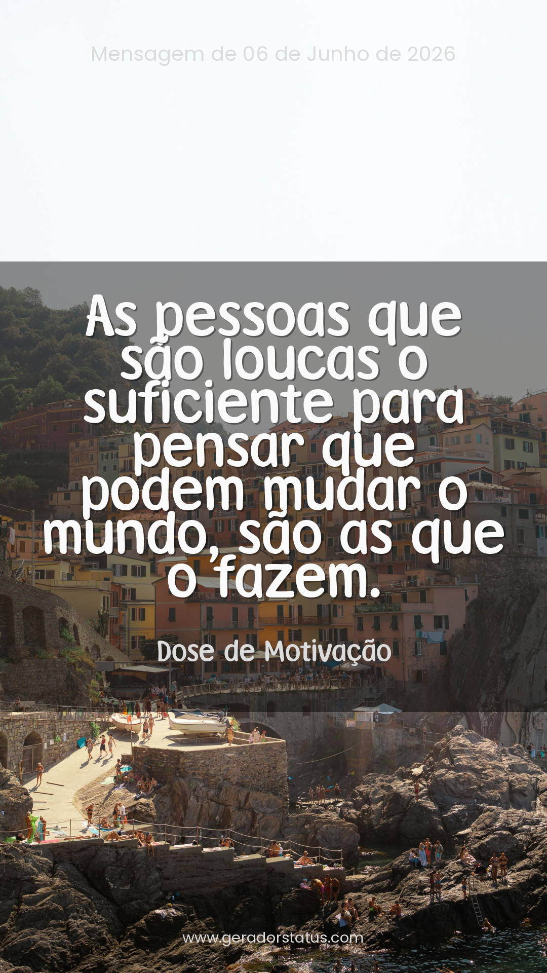 Status do dia: Motivacional