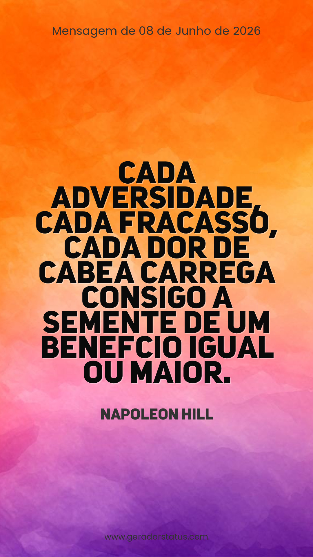 Status do dia: Sabedoria
