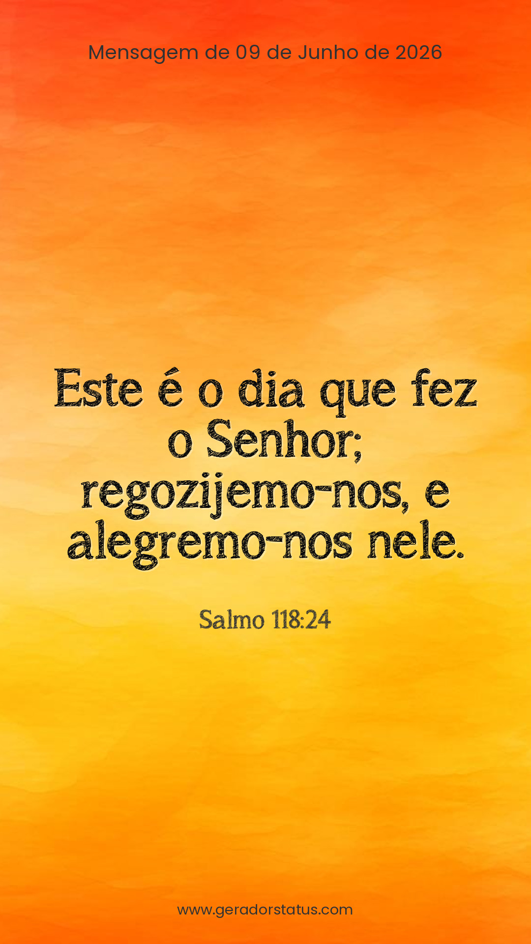Status do dia: Salmo