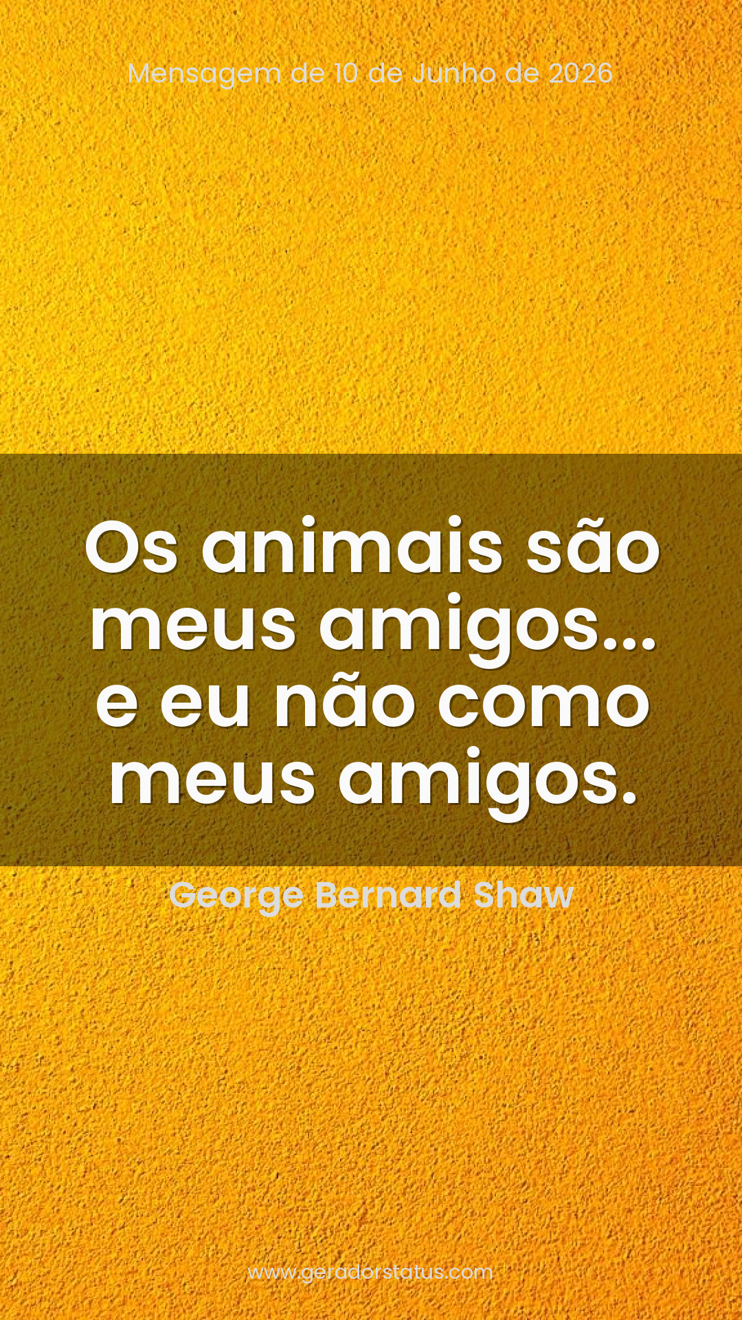 Status do dia: Citação