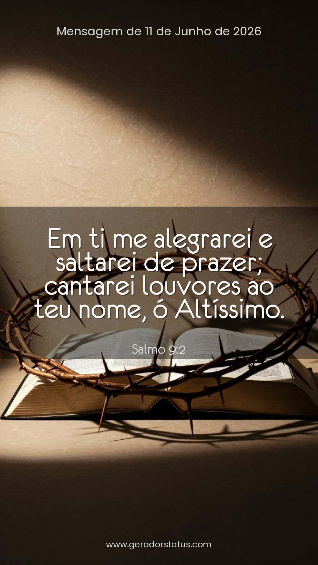 Status do dia: Salmo