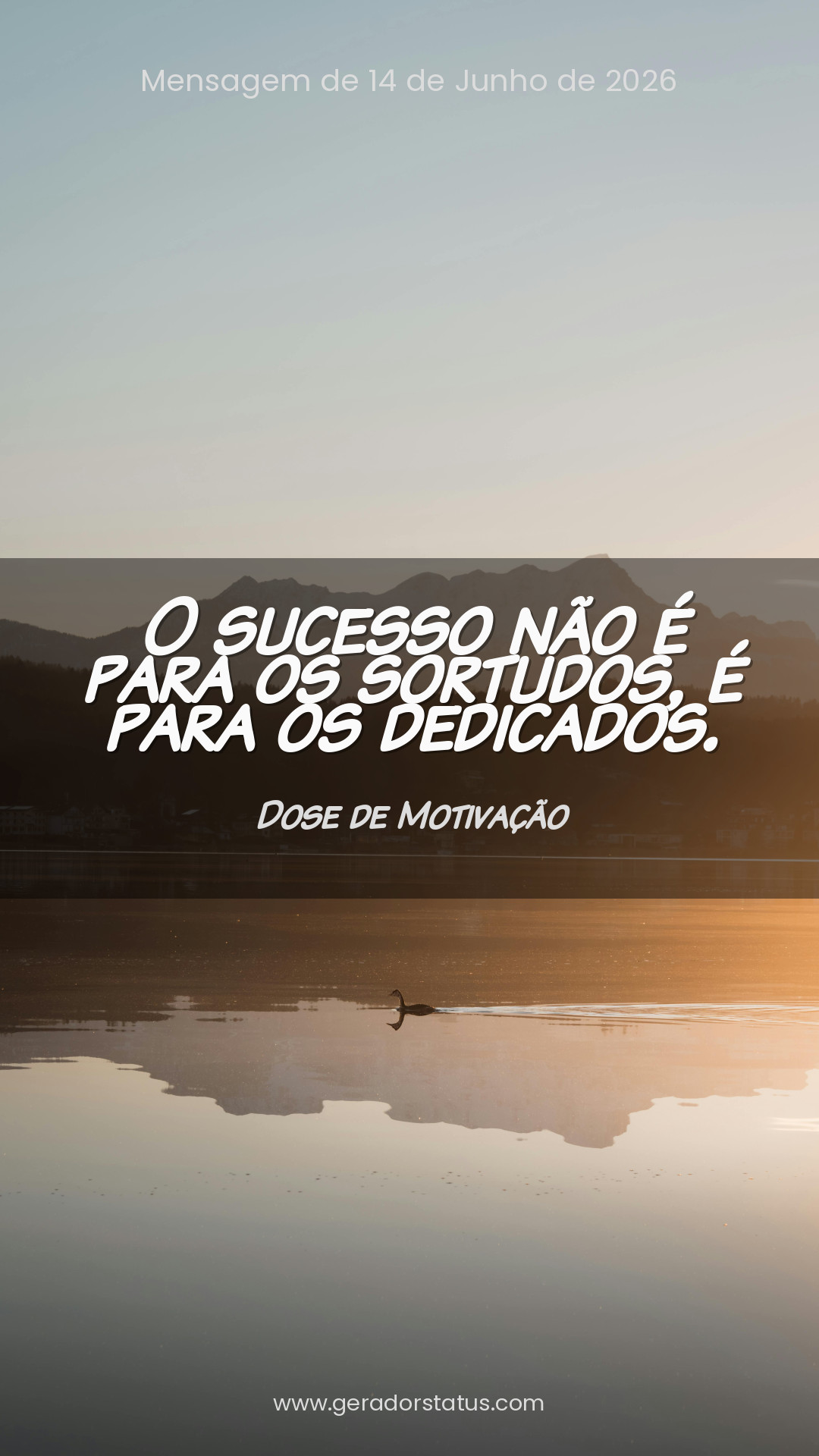 Status do dia: Motivacional